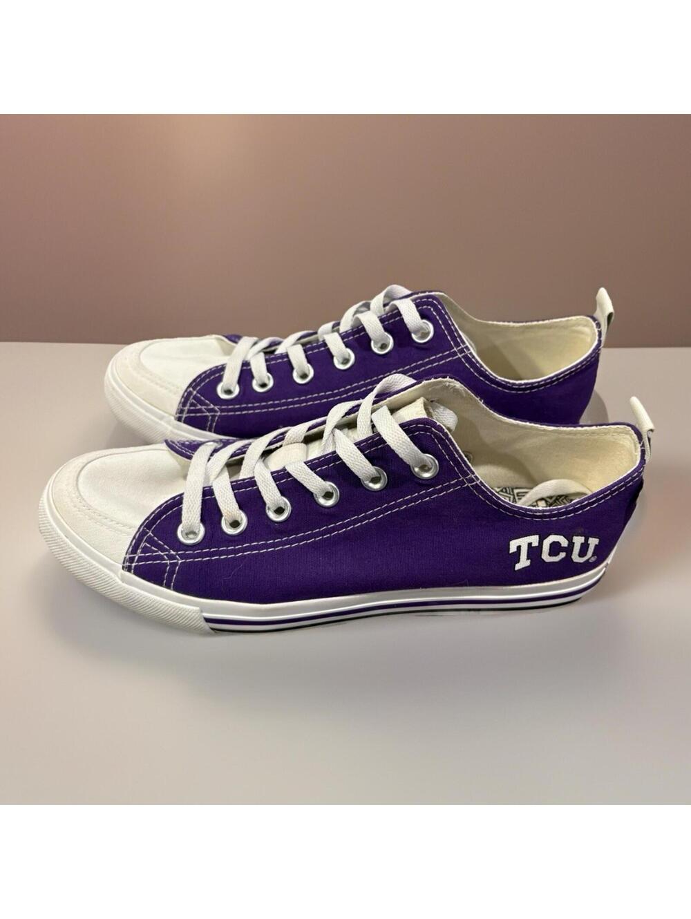 🏈💜 TCU Horned Frogs Skicks Low Top Sneakers 💜🏈